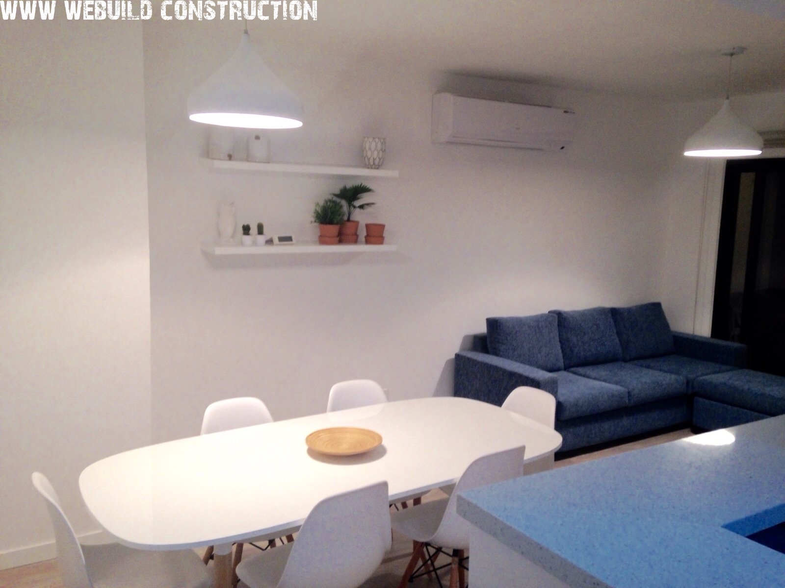 An apartment in Larnaca, Cyprus that underwent renovation, remodelling, reconstruction.