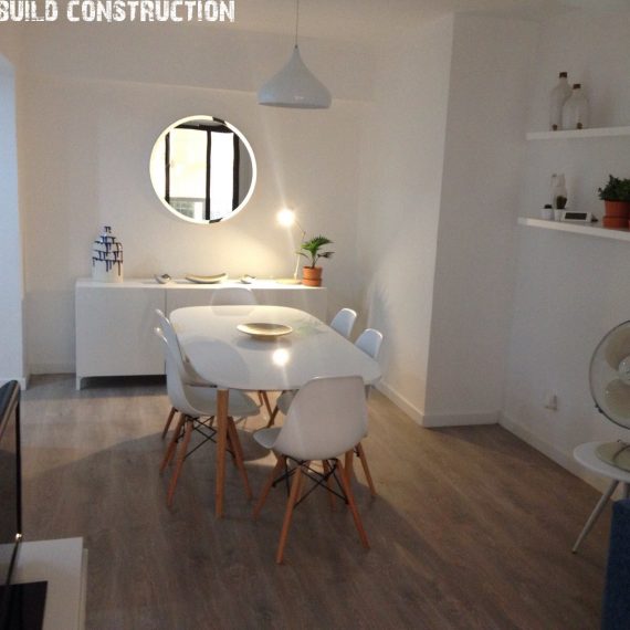 An apartment in Larnaca, Cyprus that underwent renovation, remodelling, reconstruction.