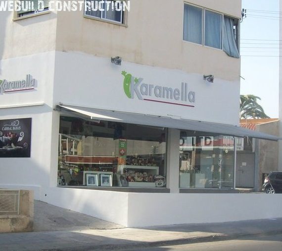 A shop in Limassol that has been remodelled by webuild.construction
